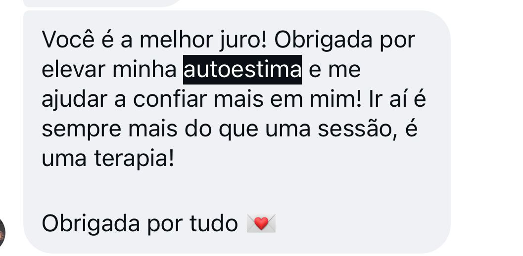 Depoimento de paciente